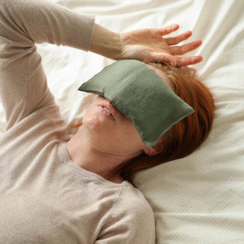 La petite bouillotte en graines de lin - Mousse