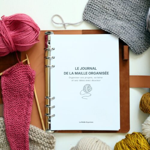 journal tricot crochet imprimable organiser projets laine couverture