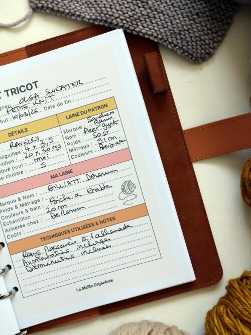 journal-tricot-fiche-projet (2) fiche projet tricot crochet journal organisation projet
