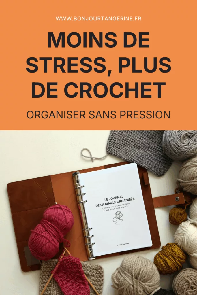 journal crochet organiser